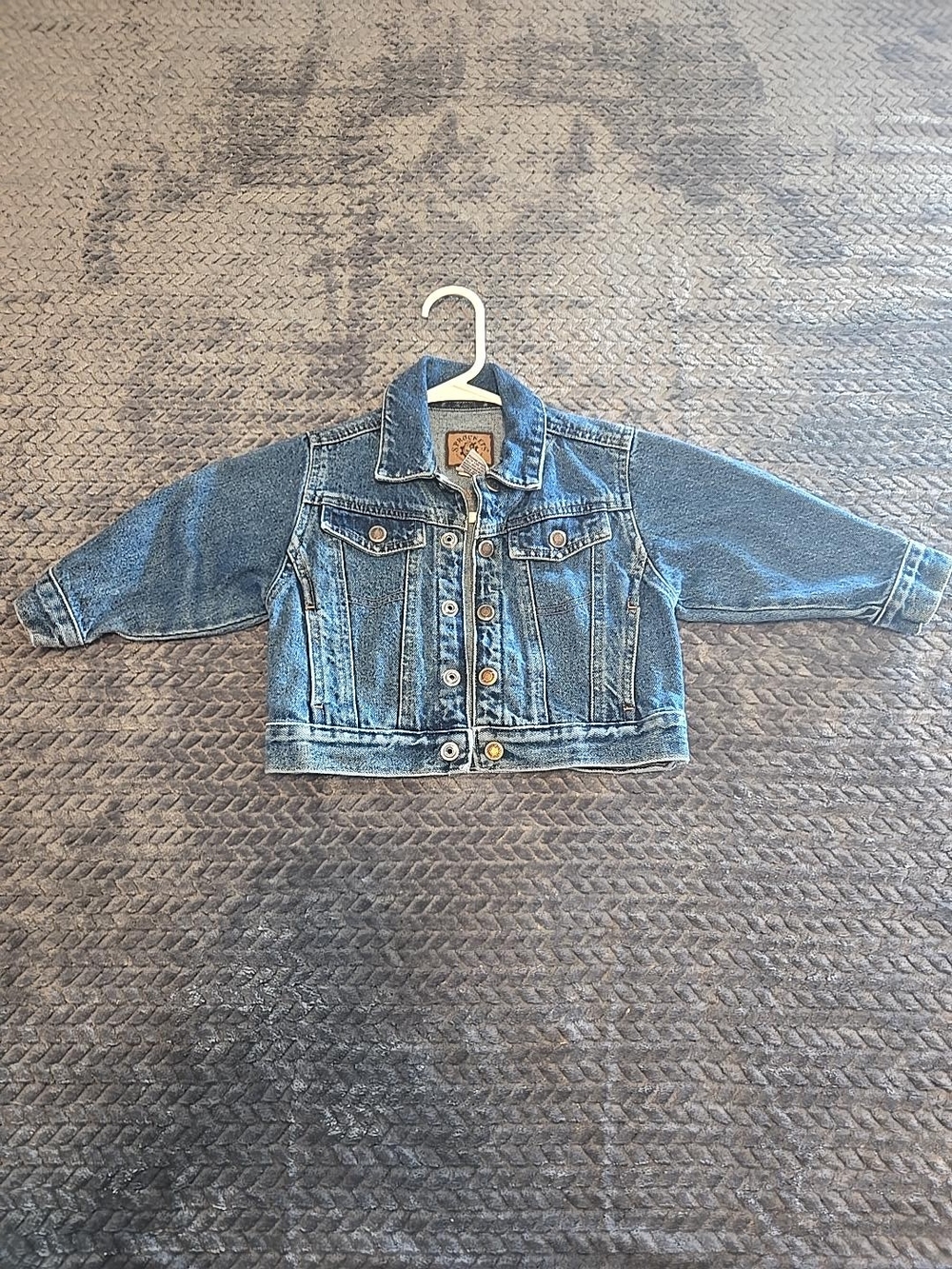 Sprockets Toddler 2T Denim Jean Jacket Vintage Y2K Kids Snap Front